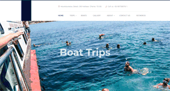 Desktop Screenshot of chaniaboattrips.com